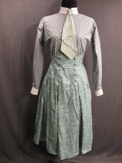 20th, century, skirt, 1910, 1919, women, w28, green, black, print, 1912 ...