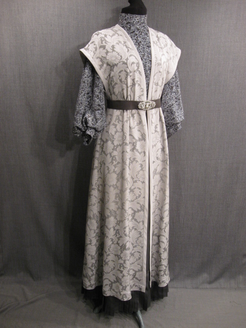 20th, century, dress, 1910, 1919, women, b40, w30, grey, charcoal ...