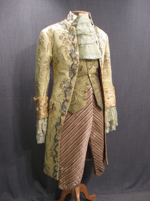 18th, century, coat, 18th, century, men, 38r, w33, lime, green, pink ...