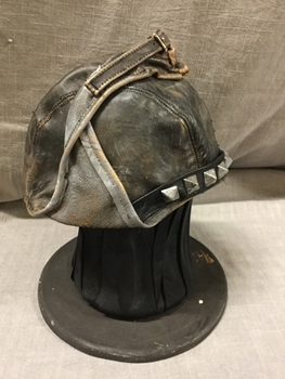 medieval leather hat