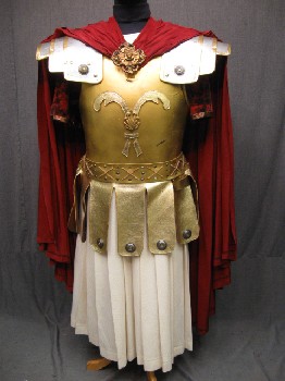 armor, full, torso, roman, with, skirt